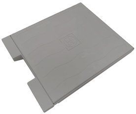 Заповнювана кришка з плиткою та защіпкою для скімера Hayward X-Pro 600, світло-сіра aqp_41239 фото