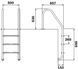 Лестница для бассейна Flexinox Standard (2 ступени), AISI-316L aqp_40994 фото 2