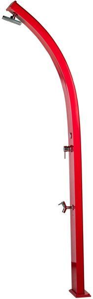 Душ сонячний Aquaviva Spring алюмінієвий з мийкою для ніг, червоний A120/3027, 25 л aqp_33033 фото