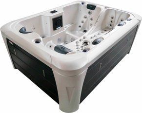 СПА-басейн Aquajoy Miami (230х170х92 см), Сріблясто-білий мармур aqp_40351 фото