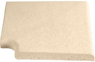 Угловой копинговый камень Aquazone Tuff 320x400x50-25 мм, бежевый (пористый) aqp_34637 фото