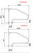 Поручень Flexinox 87468013 для римських сходів FX-01 (1255 мм, фланець, AISI-316L) aqp_41009 фото 2