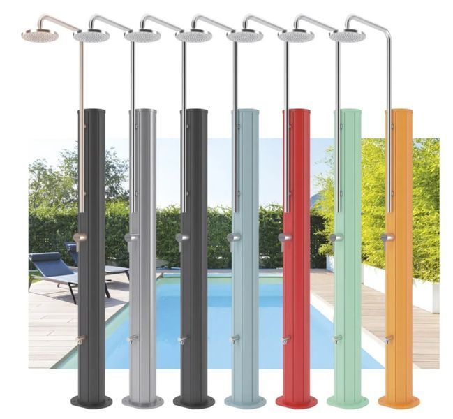 Душ AstralPool Chrome Solar з баком-акумулятором (30 л.) антрацит, 74053 mps_fluidra74053 фото