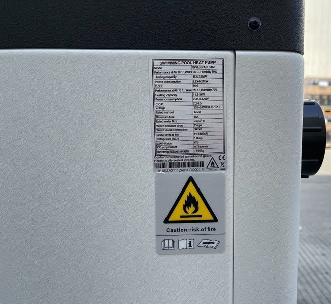 Тепловой насос инвертор 16.5-3.8 кВт (25-85 м3, WiFi), INVERPAC Elite INVERPAC S165 pg-1402 фото