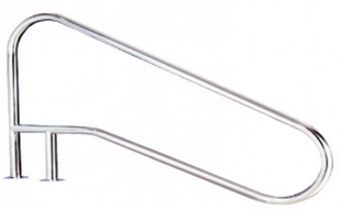 Поручень Flexinox 87468021 для римських сходів FX-02 (1405 мм, фланець, AISI-316L) aqp_41011 фото