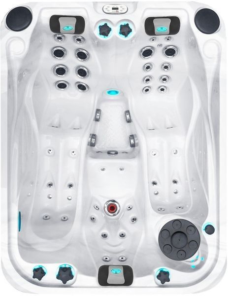 СПА-басейн Passion Spas Soulmate (213х165х84 см), Сріблясто-білий aqp_34141 фото