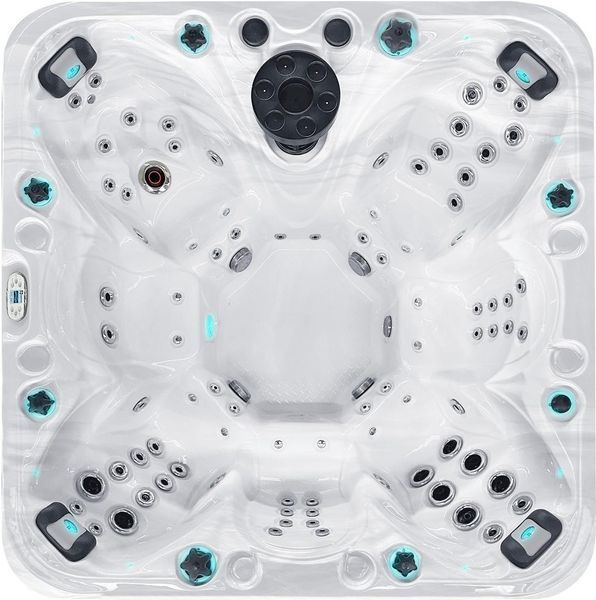 СПА-басейн Passion Spas Joy (225х225х91 см), Сріблясто-білий aqp_34146 фото