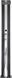 Душ сонячний Aquaviva Hybride Dada Straight алюмінієвий з мийкою для ніг, антрацит DS-D463NX, 40 л aqp_35118 фото 2