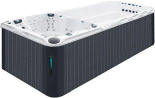 Плавальний СПА-басейн Passion Spas Dynamic (590x227x126 см), Сріблясто-білий aqp_35580 фото