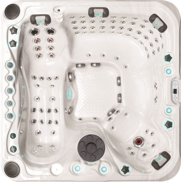 СПА-басейн Passion Spas Felicity Mighty Wave (230x230x91 см), Сріблясто-білий aqp_34151 фото