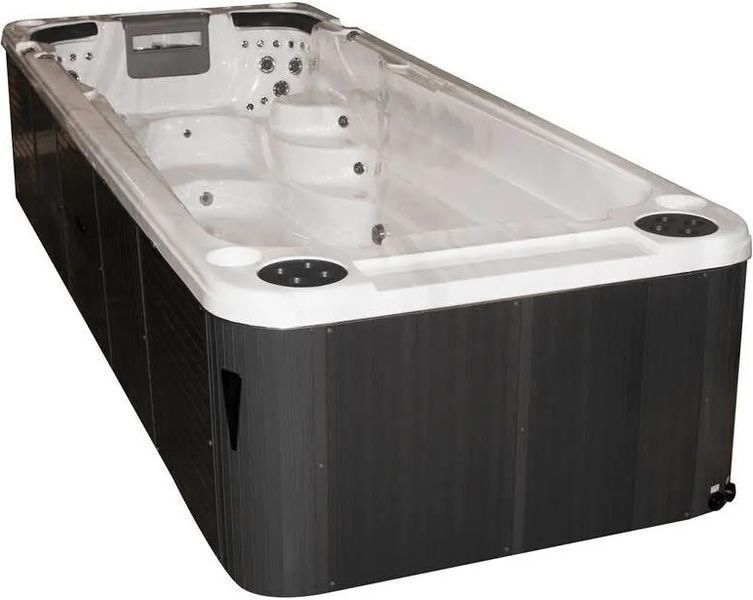 Плавательный СПА-бассейн Passion Spas Aquatic 2 (600x228x126 см), Серебристо-белый aqp_35574 фото