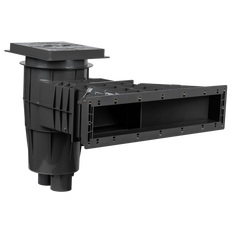 Скіммер дзеркальний Mirror широкий з тонким отвором, з латунними вставками, Антрацит PG-04225BFWA pg-1694 фото