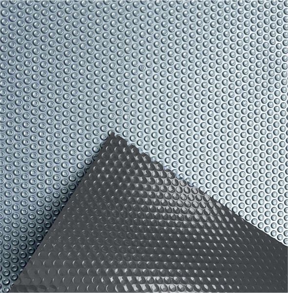 Солярне покриття Aquajoy&nbsp;Platinum Bubbles Gray 500 мкм, ширина 7.5 м (30 пог. м), сріблястий/сірий aqp_42283 фото