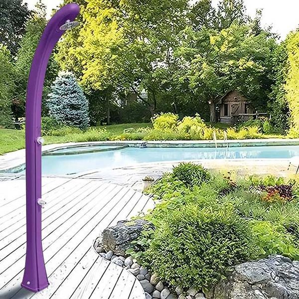 Душ сонячний Aquaviva So Happy з мийкою для ніг, фіолетовий DS-H221VO, 28 л aqp_27099 фото