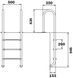 Сходи для басейну Flexinox Muro (3 сходинки), AISI-316L aqp_27123 фото 2