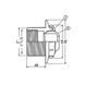 Форсунка стінова Hayward 3310 2"/1-1/2" під бетон aqp_24463 фото 2